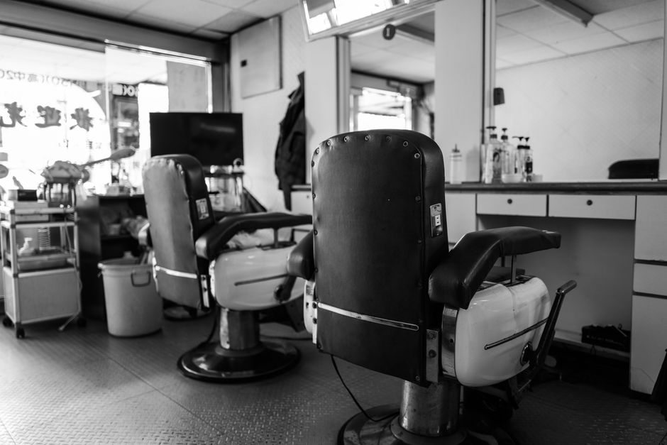 Scaun vintage de barbershop